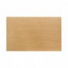 Plateau de table rectangulaire pré-percé coloris frêne naturel Bolero 700 x 1100mm CY950 Bolero