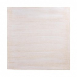 Plateau de table carré pré-percé vintage blanc Bolero 700mm CY951 Bolero