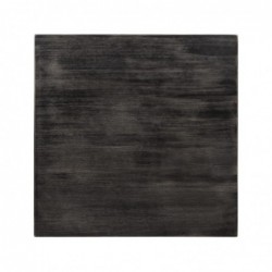 Plateau de table carré pré-percé vintage noir Bolero 700mm CY969 Bolero