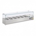 Saladette réfrigérée pour comptoir à pizza Polar Série G 6x GN 1/4 AB090 Polar