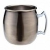 Mug incurvé plaqué laiton vieilli Moscow Mule Beaumont 500ml CZ538 Beaumont
