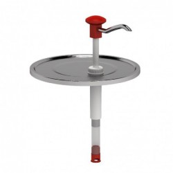 Couvercle distributeur 10 litres à poussoir en inox 18/10 Gastro M CZ915 Gastro M