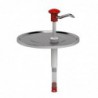 Couvercle distributeur 10 litres à poussoir en inox 18/10 Gastro M CZ915 Gastro M