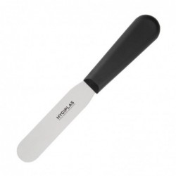 Couteau spatule à lame droite Hygiplas noir 100mm D401 Hygiplas
