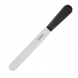 Couteau spatule à lame droite Hygiplas noir 205mm D404 Hygiplas
