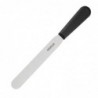 Couteau spatule à lame droite Hygiplas noir 205mm D404 Hygiplas