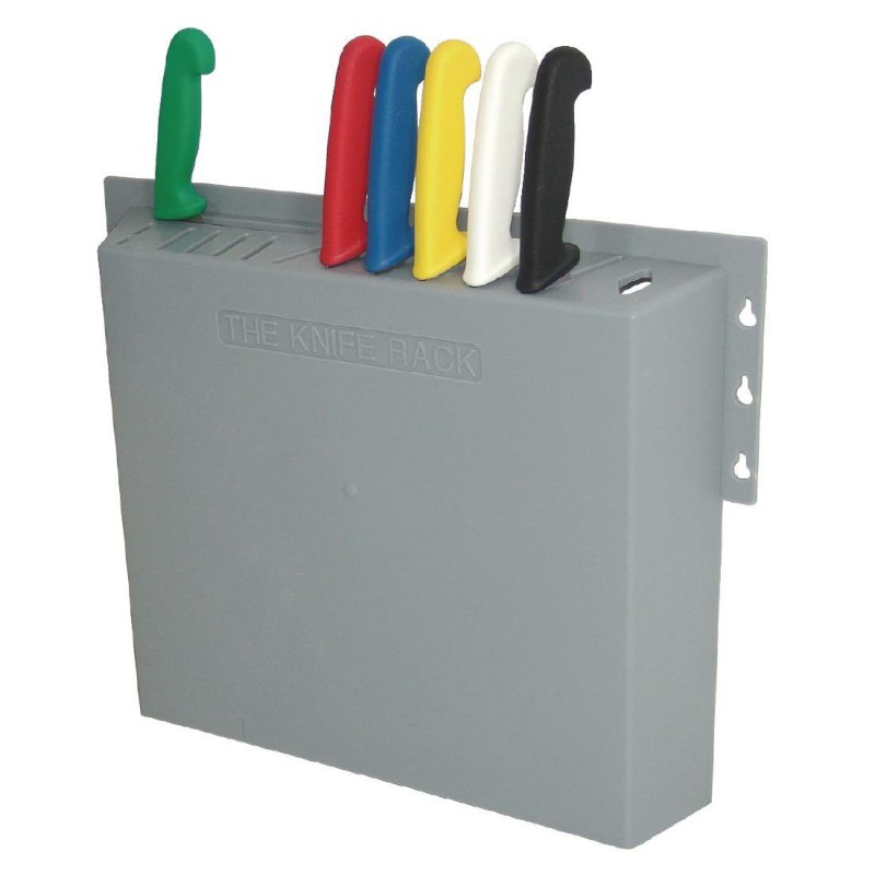 Support mural plastique pour couteaux 14 pièces Hygiplas D718 Sans Marque Support mural plastique pour couteaux 14 pièces Hygiplas D718 Sans Marque