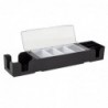 Boîte à compartiments noire D871 Beaumont