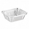 Barquettes rectangulaires aluminium Fiesta Recyclable 450ml (lot de 500) DA086 Fiesta
