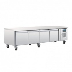 Soubassement réfrigéré positif GN 1/1 Polar Série U 4 portes DA464 Polar