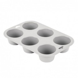 Plaque flexible en silicone 6 muffins Vogue  DA520 Vogue
