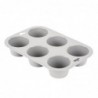 Plaque flexible en silicone 6 muffins Vogue  DA520 Vogue