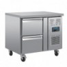 Table réfrigérée GN 1/1 ventilée 2 tiroirs Polar Série U DA546 Polar