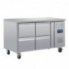Table réfrigérée GN 1/1 ventilée 4 tiroirs Polar Série U DA547 Polar