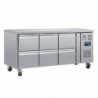 Table réfrigérée GN 1/1 ventilée 6 tiroirs Polar Série U DA548 Polar