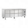 Table réfrigérée GN 1/1 ventilée 8 tiroirs Polar Série U DA549 Polar