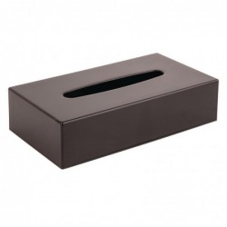 Boîte à mouchoirs rectangulaire noire DA605 Bolero