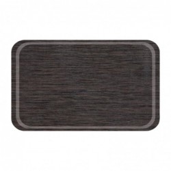 Plateau Euronorme en mélamine Roltex antidérapant 530x370mm wengé DA716 Roltex