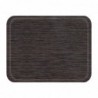 Plateau de service en mélamine Roltex Self antidérapant 46x36cm wengé DA718 Roltex