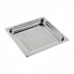 Bac inox perforé GN 2/3 Gastro M profondeur 20mm  DA744 Gastro M