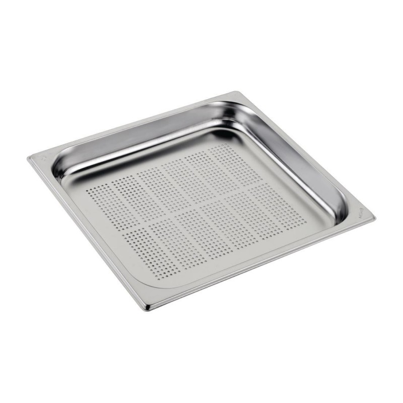 Bac inox perforé GN 2/3 Gastro M profondeur 20mm DA744 Gastro M Bac inox perforé GN 2/3 Gastro M profondeur 20mm DA744 Gastro M