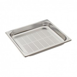 Bac inox perforé GN 2/3 Gastro M profondeur 40mm  DA745 Gastro M