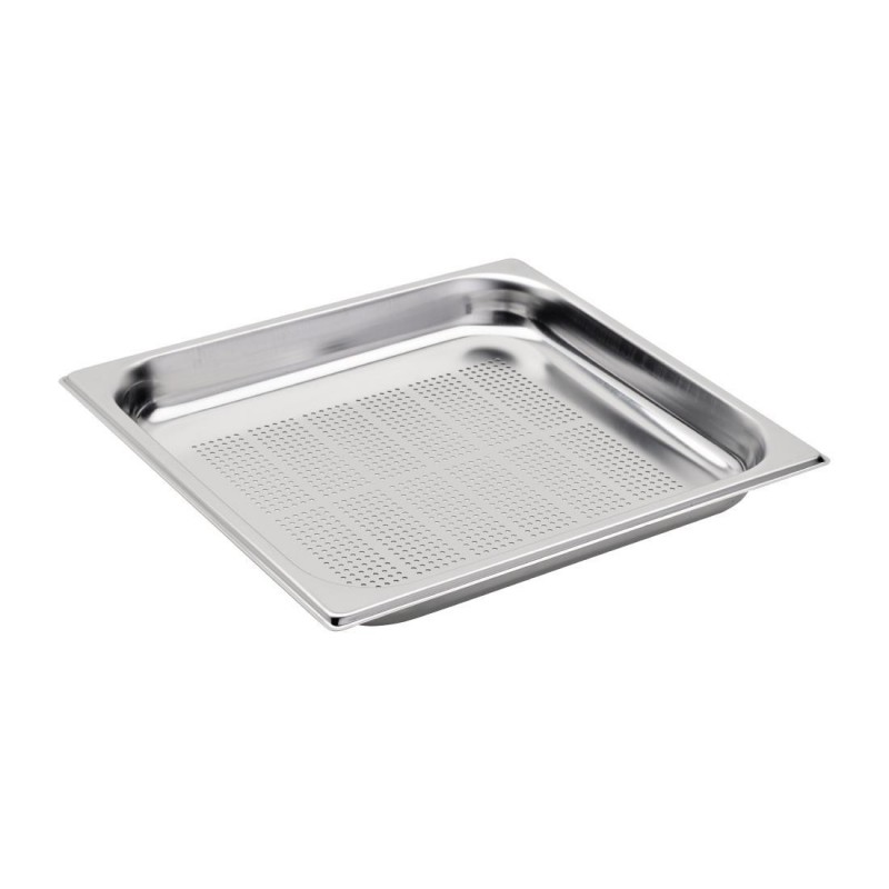 Bac inox perforé GN 2/3 Gastro M profondeur 65mm DA746 Gastro M Bac inox perforé GN 2/3 Gastro M profondeur 65mm DA746 Gastro M