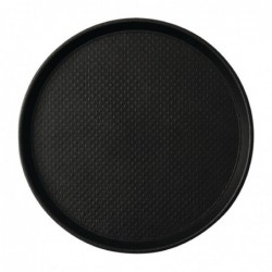 Plateau antidérapant Roltex Blackline rond 310mm noir DA770 Roltex