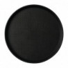 Plateau antidérapant Roltex Blackline rond 310mm noir DA770 Roltex