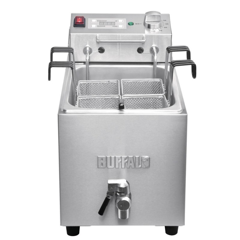 Cuiseur à pâtes 8L avec robinet et minuterie Buffalo DB191 Buffalo Cuiseur à pâtes 8L avec robinet et minuterie Buffalo DB191 Buffalo