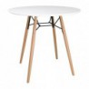 Table ronde blanche Bolero Arlo 798mm DB218 Bolero
