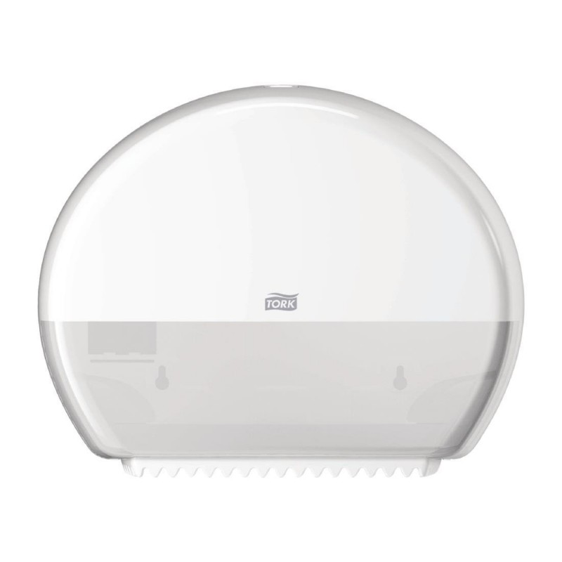 Distributeur de papier toilette Mini Jumbo Tork blanc DB463 Tork Distributeur de papier toilette Mini Jumbo Tork blanc DB463 Tork