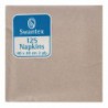 Serviettes déjeuner kraft recyclées 400mm 2 plis pliage 1/4 (lot de 2000) DB483 Swantex