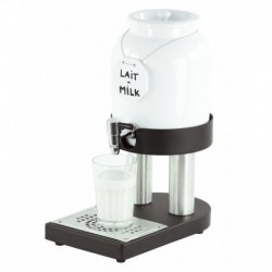 Distributeur de lait froid en porcelaine 4L CASSELIN CDLPF4