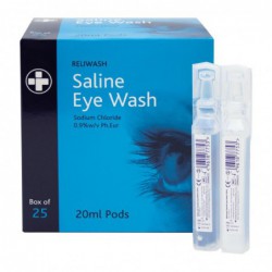 Gouttes oculaires salines stériles 20ml  DC126 Reliance Medical