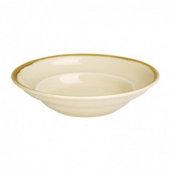 Assiettes à pâtes Olympia Kiln couleur sable 250mm (lot de 4) DC304 Olympia