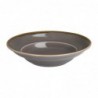 Assiettes à pâtes Olympia Kiln grise 250mm (lot de 4) DC308 Olympia