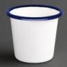Pot à sauce en acier émaillé bleu et blanc Olympia 114ml  DC383 Olympia