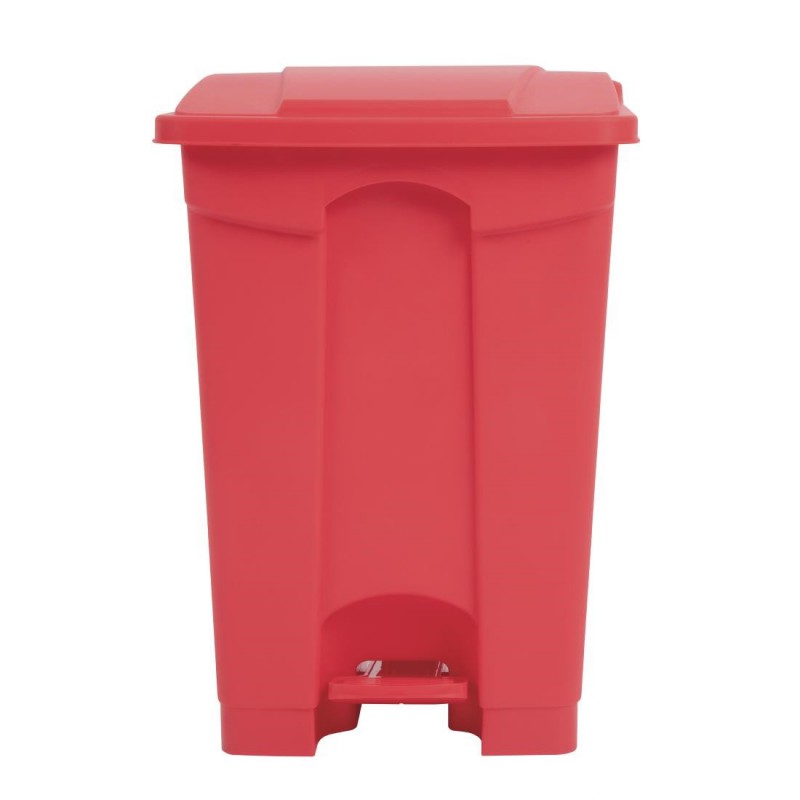 Poubelle de cuisine à pédale Jantex rouge 45L DC708 Jantex