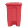 Poubelle de cuisine à pédale Jantex rouge 45L DC708 Jantex