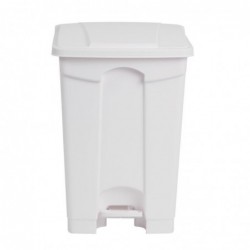 Poubelle de cuisine à pédale Jantex blanche 45L DC709 Jantex