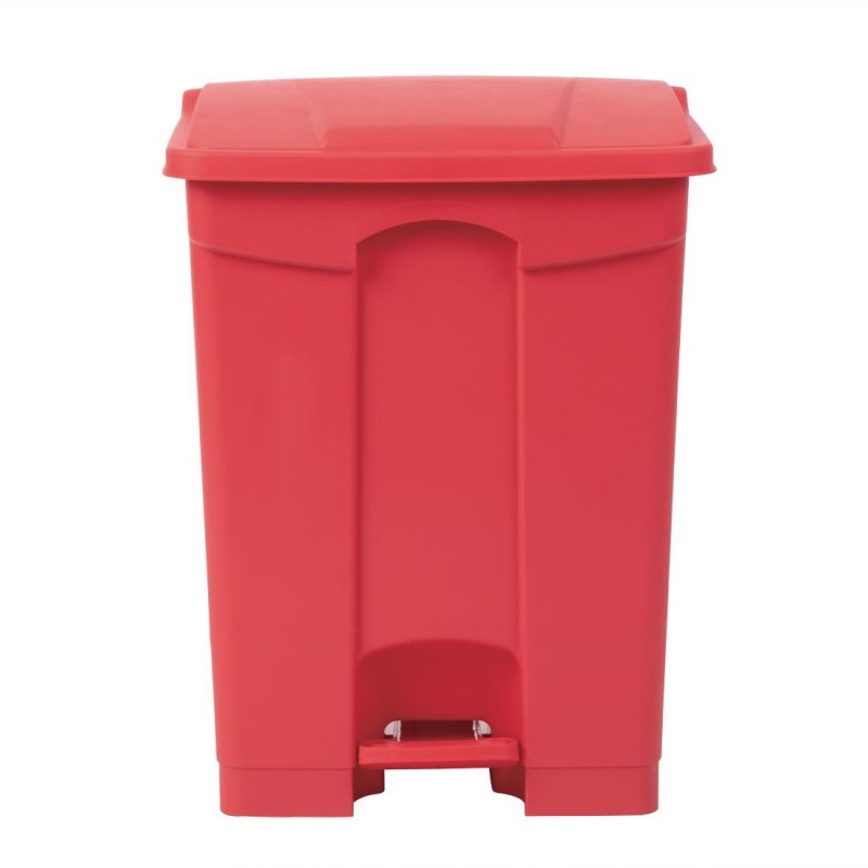 Poubelle de cuisine à pédale Jantex rouge 65L DC710 Jantex Poubelle de cuisine à pédale Jantex rouge 65L DC710 Jantex