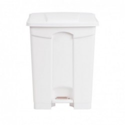 Poubelle de cuisine à pédale Jantex blanche 65L DC711 Jantex