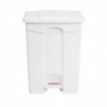 Poubelle de cuisine à pédale Jantex blanche 65L DC711 Jantex