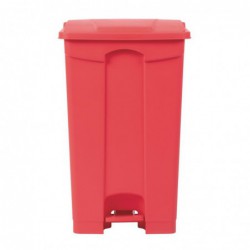 Poubelle de cuisine à pédale Jantex rouge 87L DC712 Jantex