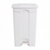 Poubelle de cuisine à pédale Jantex blanche 87L DC713 Jantex
