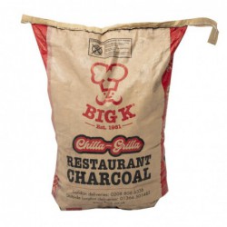 Charbon de bois naturel de restaurant Big K 12kg DC868 Big K