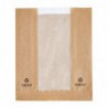 Sachets en papier avec fenêtre glassine Fiesta Compostable (lot de 1000) DC875 Fiesta Compostable
