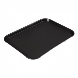Plateau en polypropylène Fast Food Cambro noir 410 mm DE312 Cambro