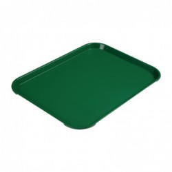 Plateau en polypropylène Fast Food Cambro vert 410 mm DE313 Cambro